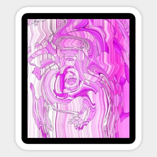 Digital abstract art 3.11 Sticker